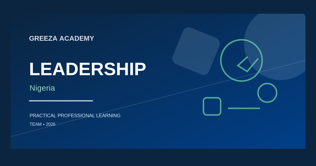 Online Leadership and Management Courses in Nigeria: What to Learn First